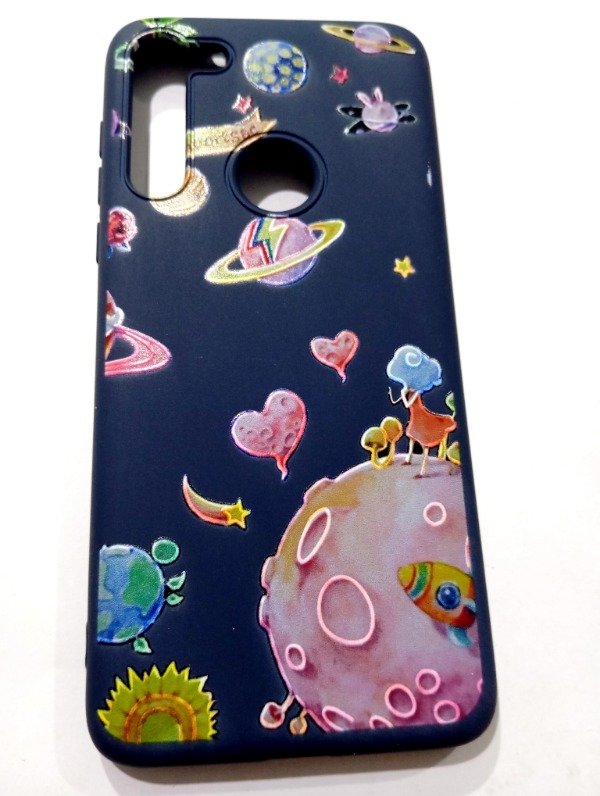 Producto - Funda Universo silicona interior forrado para Moto G8