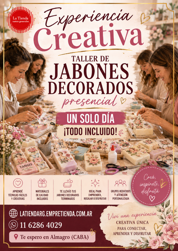 Producto - Experiencia Creativa de Jabones Decorados