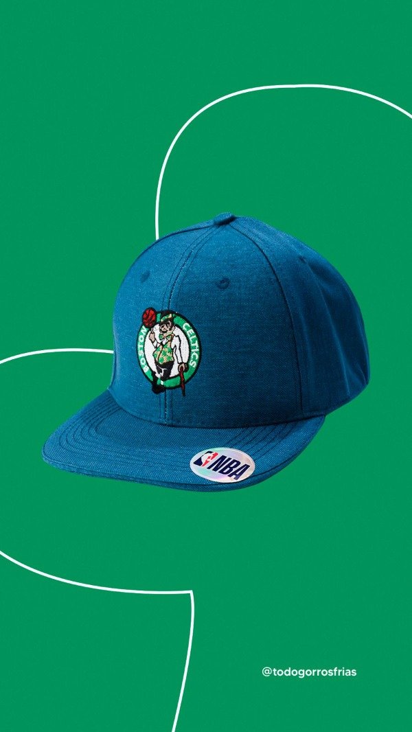 Producto - GORRA PLANA CERRADA BOSTON CELTICS