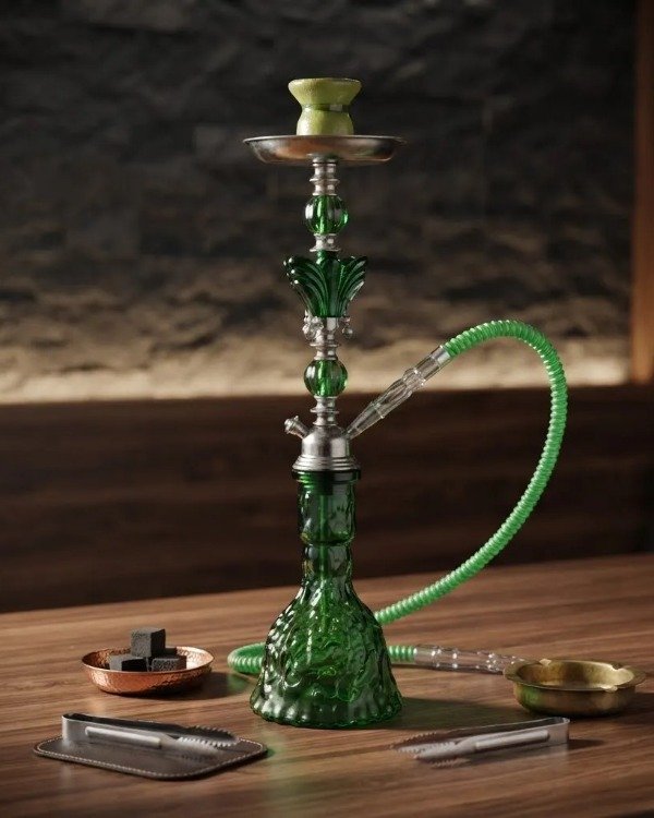 Producto - Narguile Shisha Pipa De Agua labrada 50cm - 0