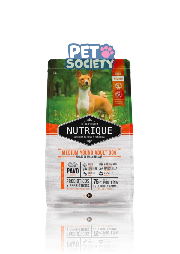 Producto - NUTRIQUE PERRO ADULTO RAZA MEDIANA 3KG