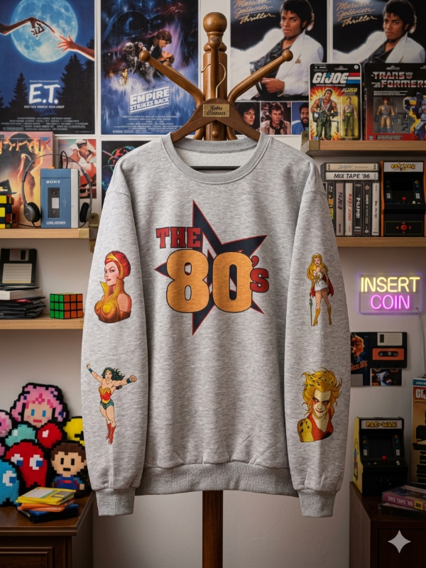 Producto - Buzo 80s Mangas Gris