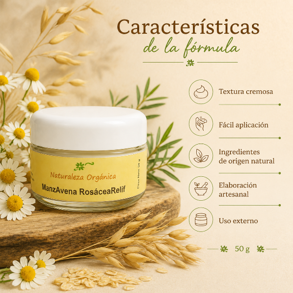 Producto - Pack 4 Cremas Naturales Manzanilla y Avena Piel Sensible ManzAvena 200 g - 5
