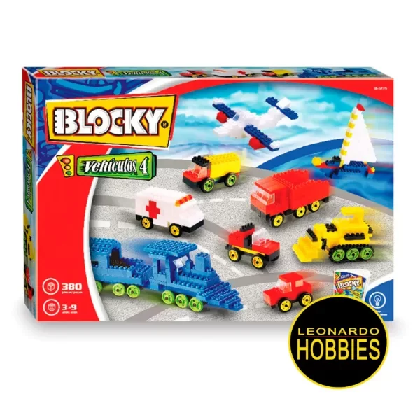 Producto - Set Vehículos 4 380 piezas Blocky 0603