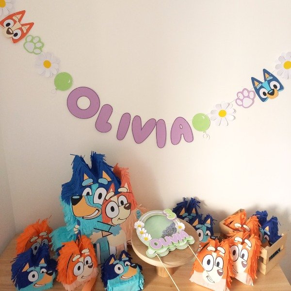 Producto - Guirnalda nombre tipográfica Bluey