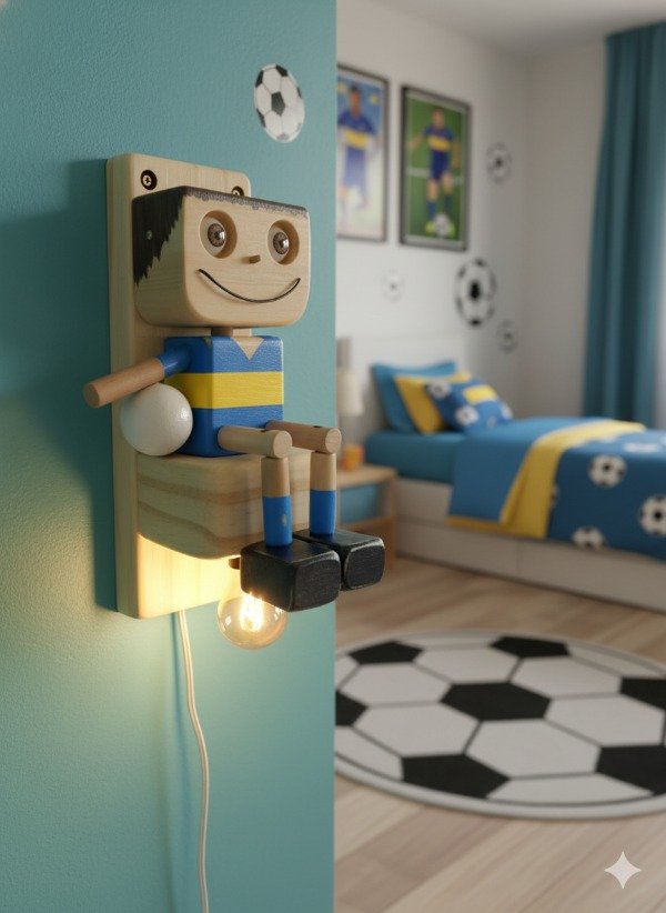 Producto - Velador Aplique de Pared Futbolista