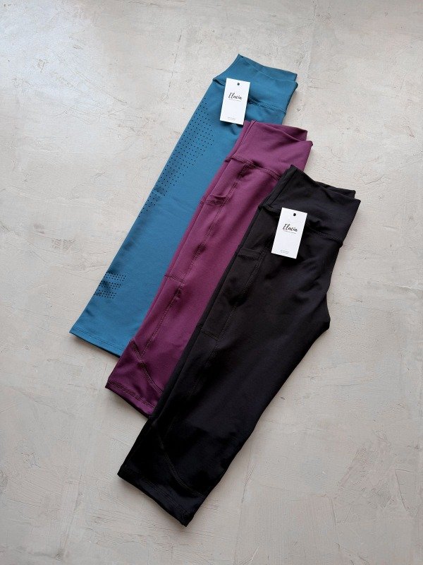 Producto - Calzas Capri - Turquesa- violeta - negra