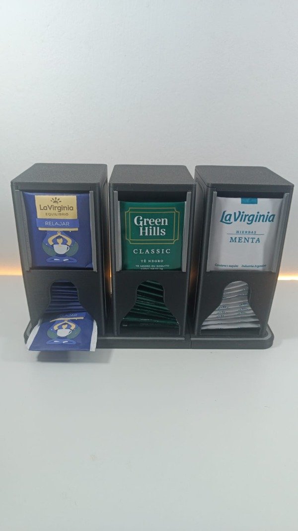 Producto - Dispensador de Saquitos de Té x 3 (Pedí tu color)