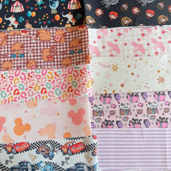 Producto - Pack retazos variados cordura 10cm y 11cm