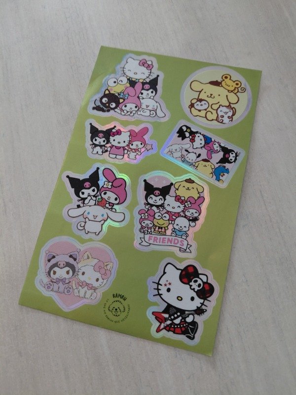 Producto - Planchitas de stickers - Sanrio II
