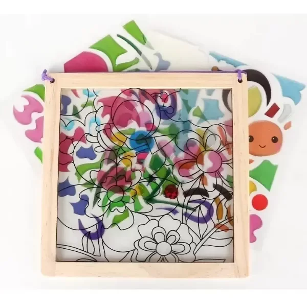 Producto - Cuadro DIY. Manualidad. Arma el dibujo con pegatinas de gel. - 4
