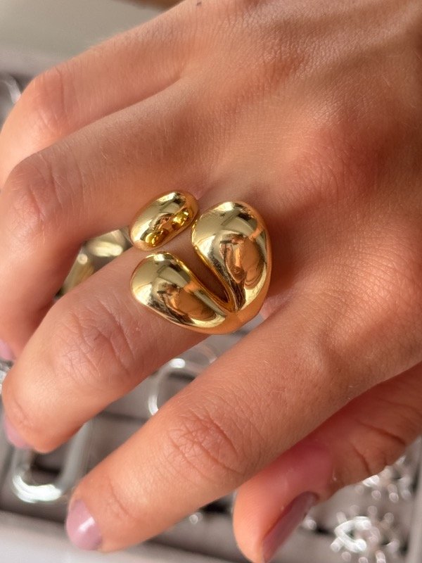 Producto - Maxi Anillo 3 dorado