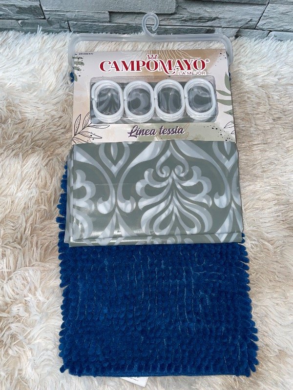 Producto - Set de cortina y alfombra tessia - 0