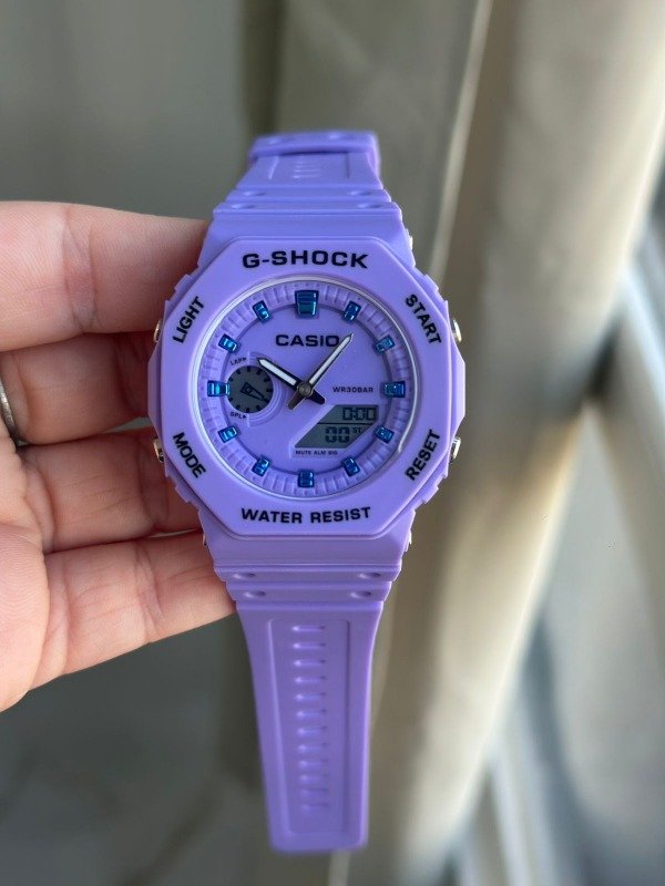 Producto - Casio G-Shock 2100 Violeta completo