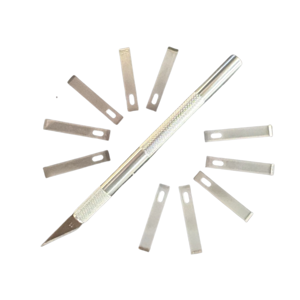 Producto - Mango Bisturi Recto + 10 Hojas ideal cpu - tapa iphone