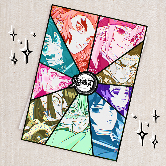 Producto - Poster Kimetsu Pilares!