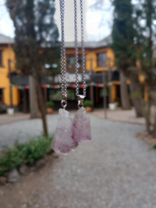Producto - Collar Dije Amatista en Bruto - 0