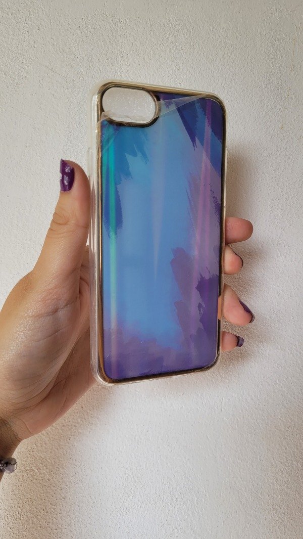 Producto - Celeste holografica