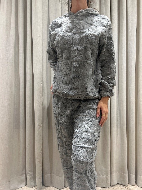 Producto - Pijama Hearts Grey