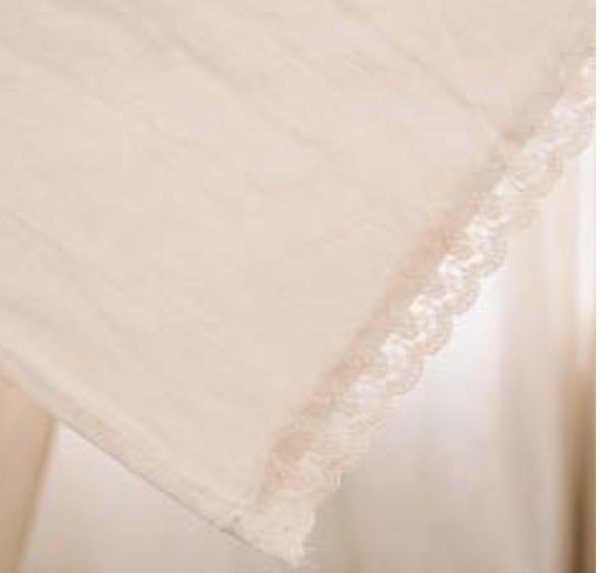 Producto - Mantel Tusor con puntillas