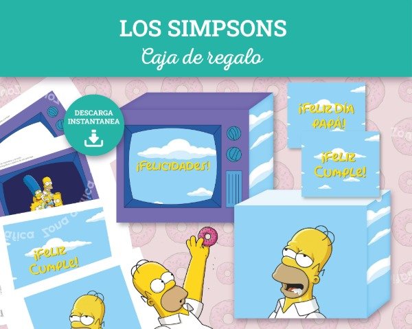 Producto - Caja de regalo Tv Simpsons
