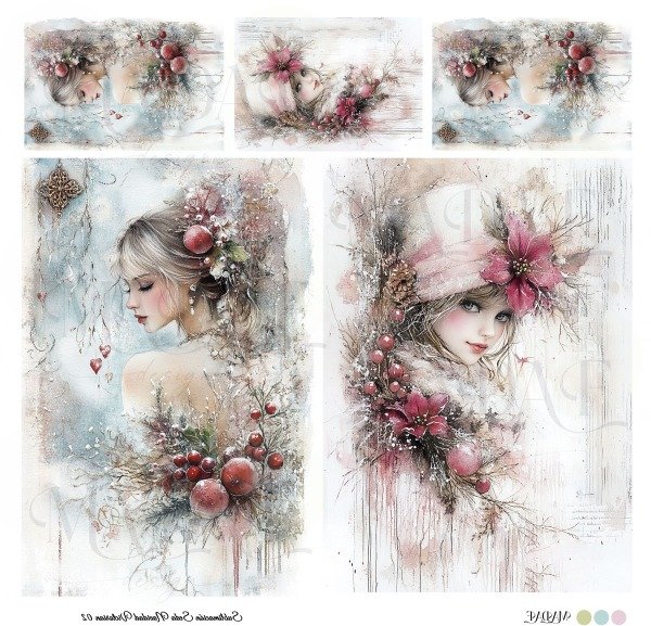 Producto - SUBLIMACIÓN SEDA NAV "NAVIDAD VICTORIAN 02"