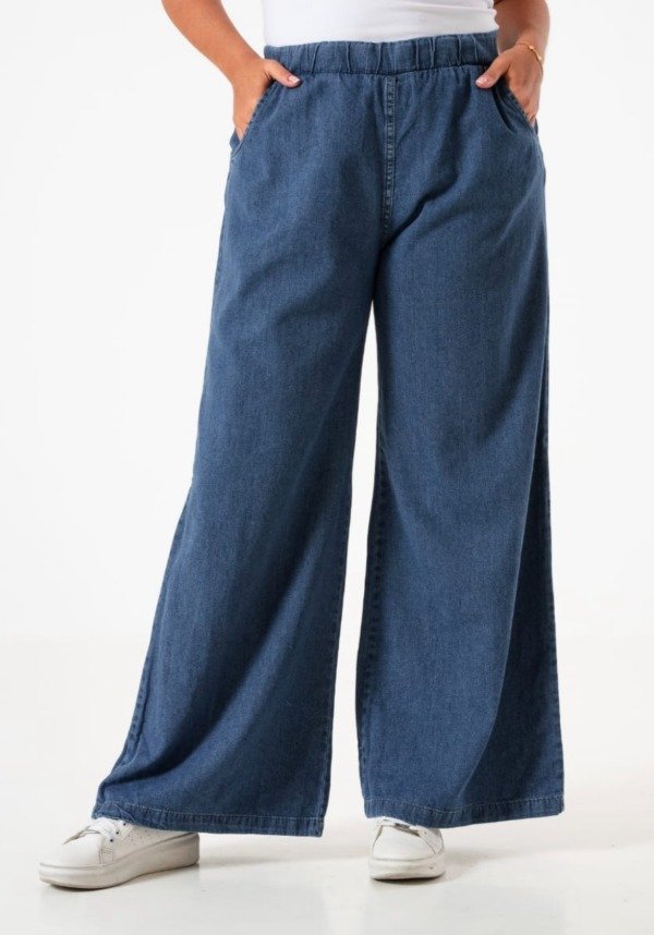 Producto - Palazzo Camisero 49.900 Envio Gratis Jean Liviano Cintura Elastizada L al XXXL