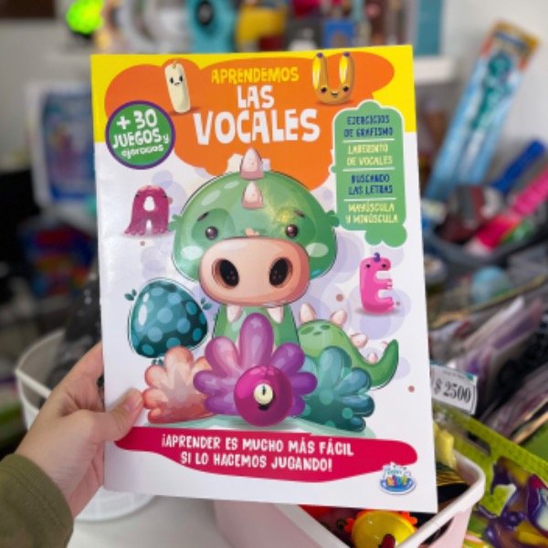 Producto - Libro Aprendemos +30 Juegos y Actividades Las Vocales 5989