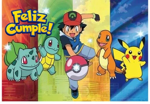 Producto - LAMINA POKEMON PIKACHU RECTANGULAR 3