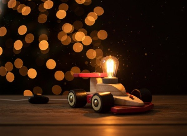 Producto - Velador Lampara Auto de Carreras f1