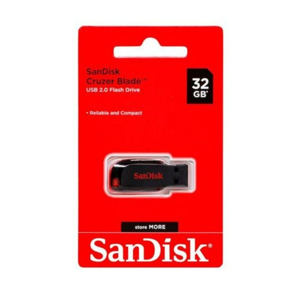 Producto - PENDRIVE 32GB SANDISK CRUZER BLADE