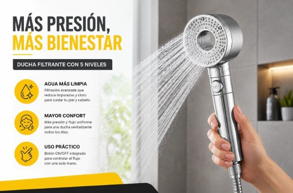 Producto - DUCHA DE MANO CON PRESION - 1