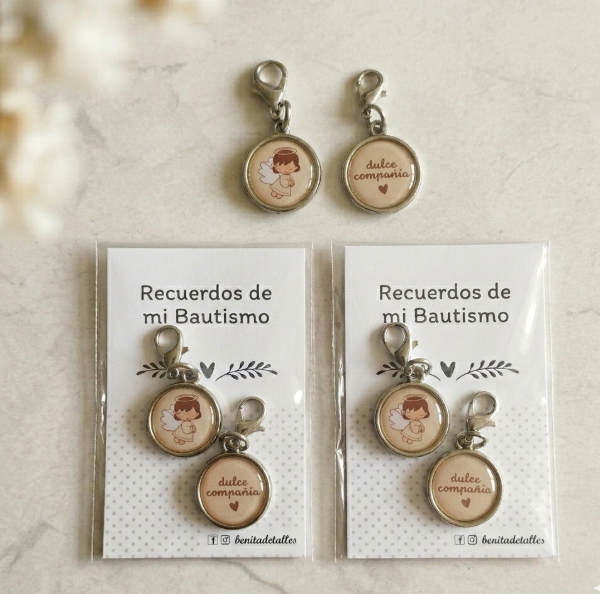 Producto - Pack Souvenir Medallita para Colgar - Bautismo