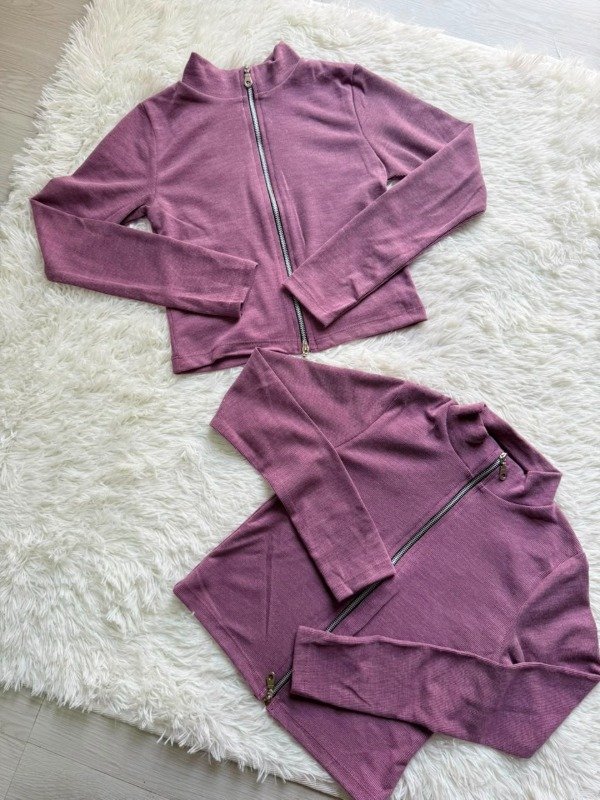 Producto - Campera Lisa Crop Morley Doble Cierre - 2