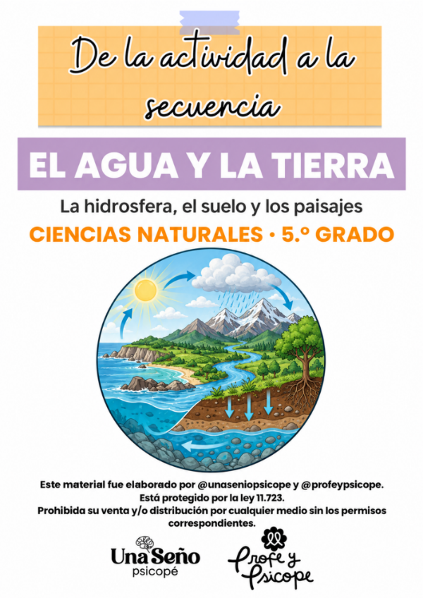 Producto - EL AGUA Y LA TIERRA: 5to GRADO - 0