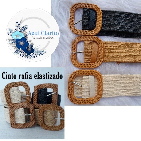 Producto - Cinto rafia elastizado que abarca hasta para un XXL
