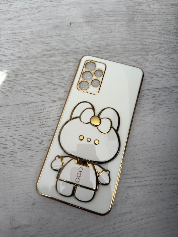 Producto - Case con soporte  espejo Kitty blanco