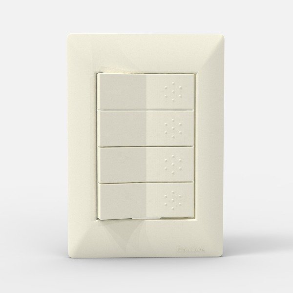 Producto - TAPA S XXII RECTANGULAR BLANCO 4M CAMBRE