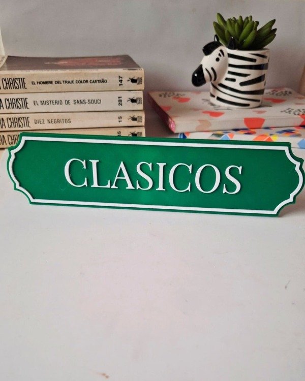 Producto - Cartel organizador "Clásicos"