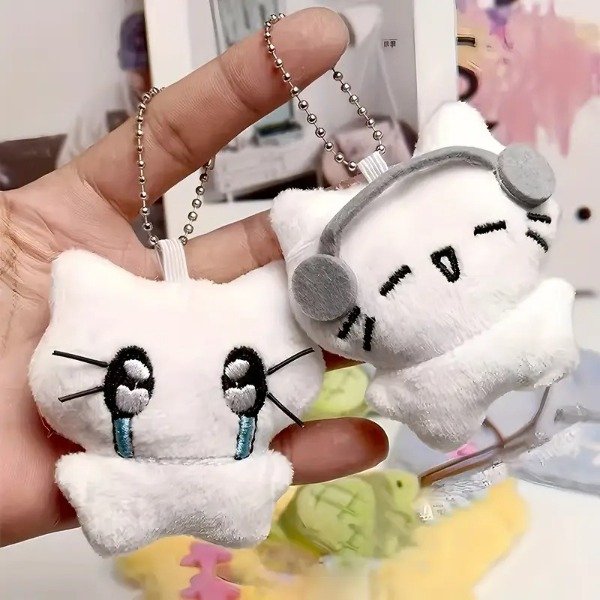 Producto - Llavero Peluche Gatito Kawaii Colgante