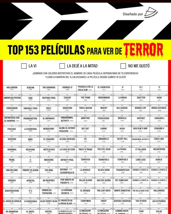 Producto - PÓSTER INTERACTIVO: TERROR
