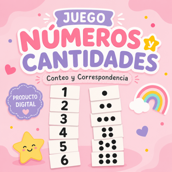 Producto - Juego Números y Cantidades IMPRIMIBLE