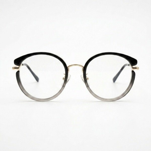 Producto - JULE 95551, Armazón redondo Negro degradé con dorado