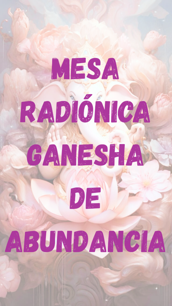 Producto - Mesa Cuántica Ganesha para la Abundancia