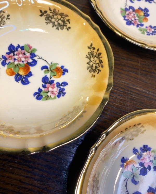 Producto - 5 Compoteras De Porcelana Alemanas ( 1 Con Detalle)