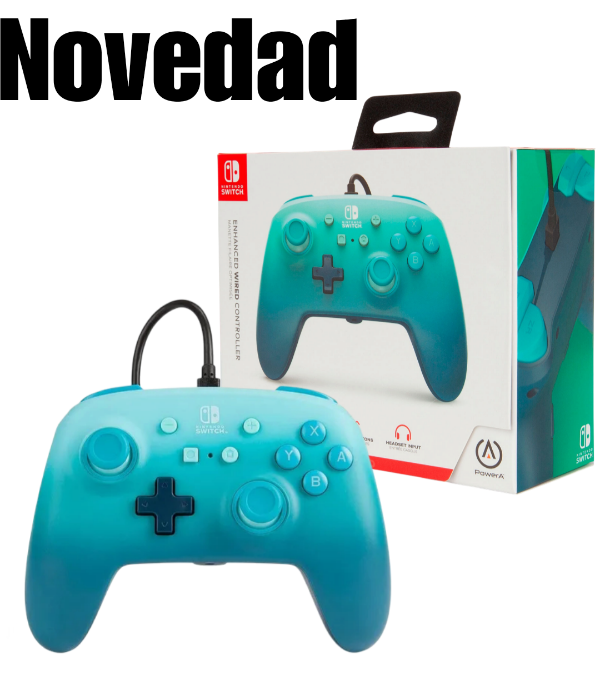 Producto - Joystick Enhanced Wired Controller Celeste