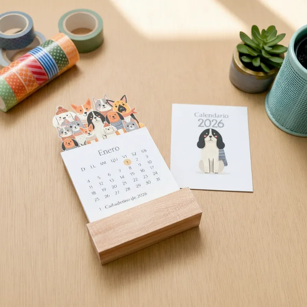 Producto - Calendario Perritos 2026