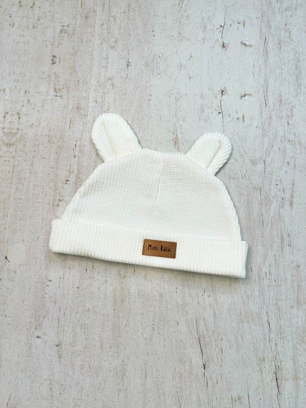 Producto - Gorro Waffle Orejas CRUDO