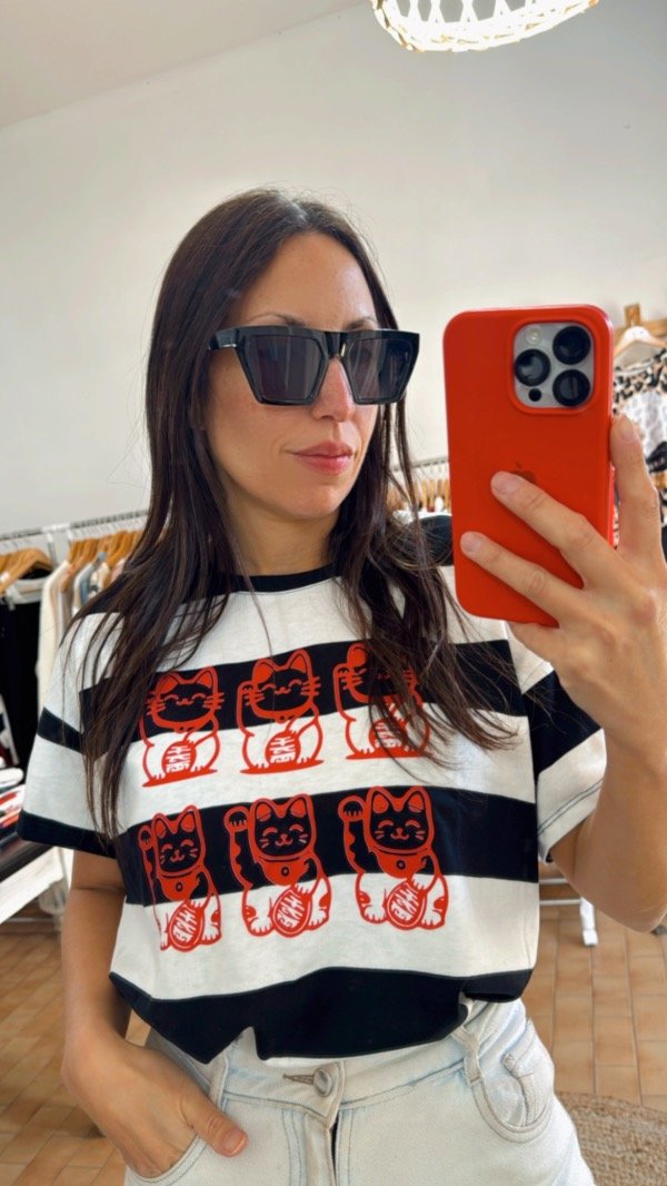 Producto - Remera rayas Fortuna Rojo