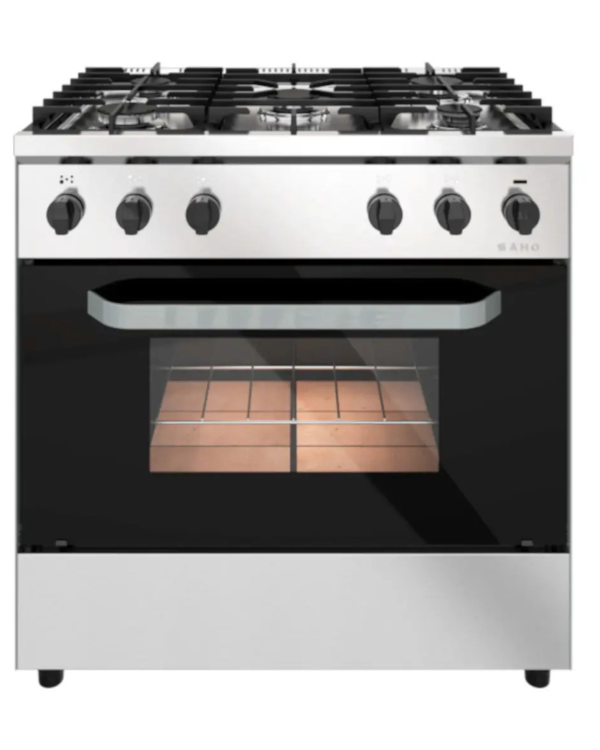Producto - COCINA SAHO 820 KUMA 5 HORANALLAS HORNO PIZZERO ACERO INOX